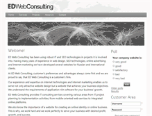 Tablet Screenshot of edwebconsulting.com